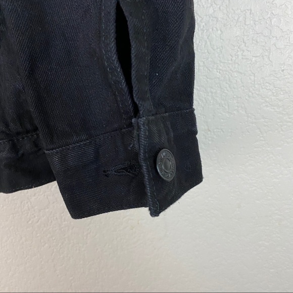 Levis Black Denim Jacket Size XXL - Picture 2 of 8